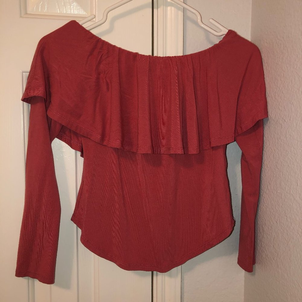 Fashion Nova Pink Crop Top - Small